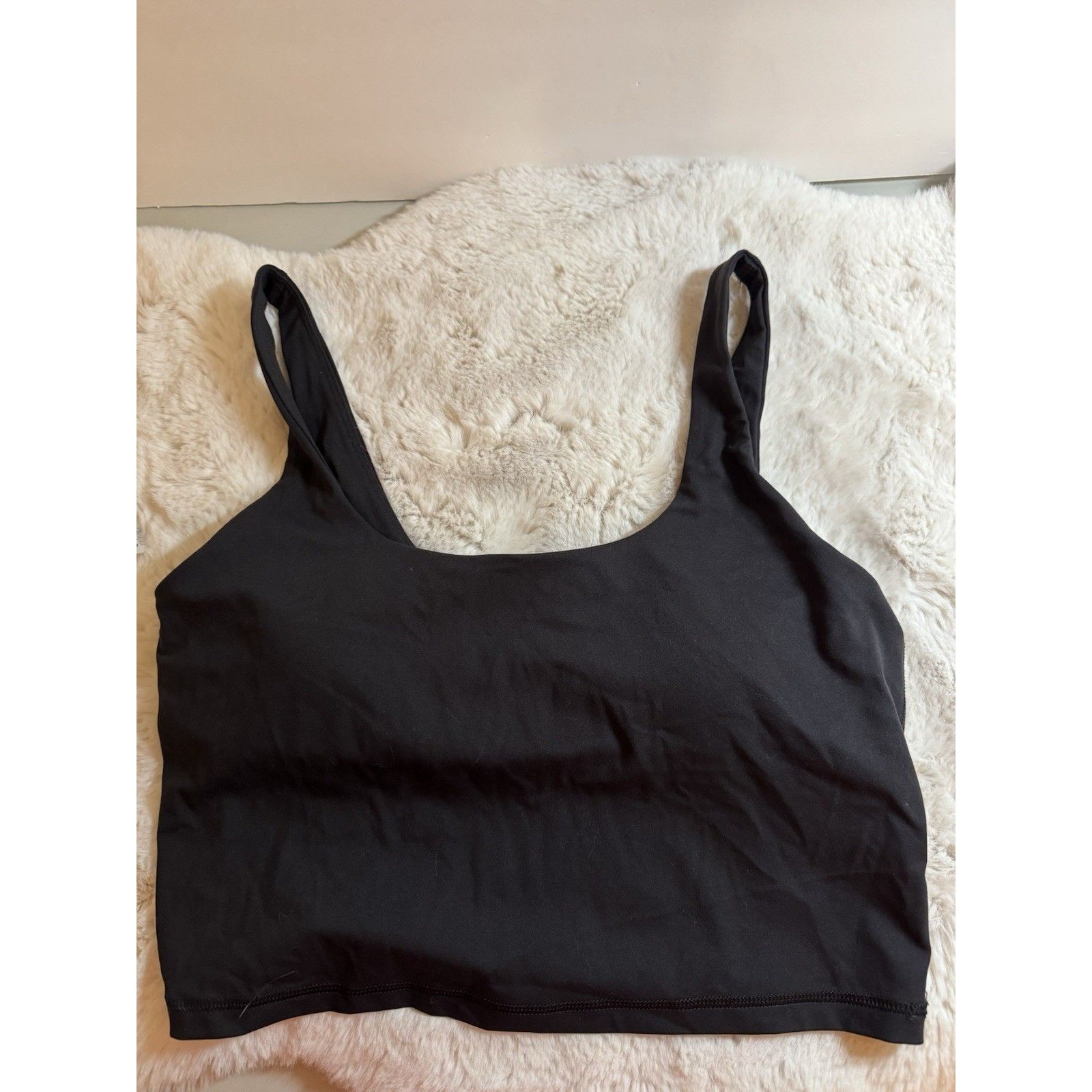Avia Women's Large Softsculpt Longline Sports Bra Black Activewear Ultra Soft